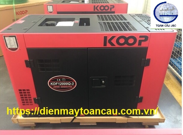 Máy phát điện chống ồn Koop KDF12000Q-3