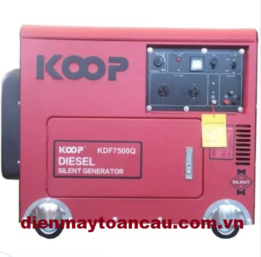 Máy phát điện chống ồn Koop KDF7500Q