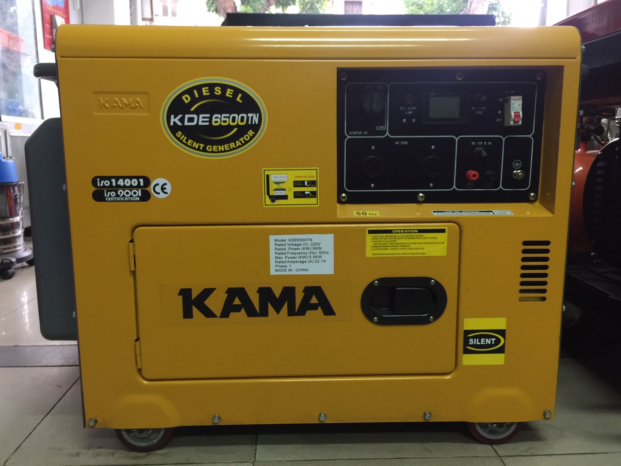 Máy phát điện Kama KDE-6500TN